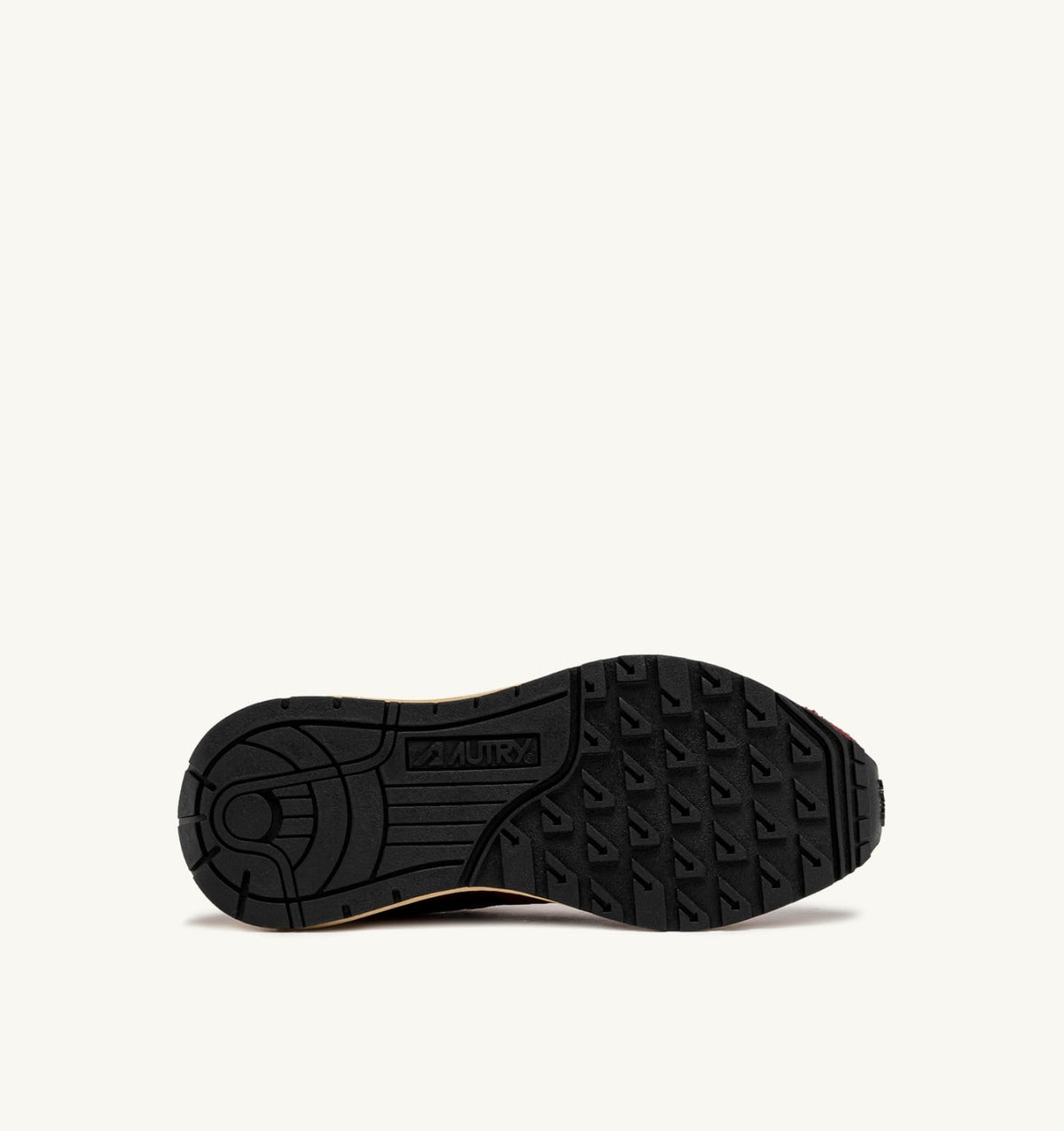AUTRY Woman REELWIND LOW SNEAKERS IN NYLON SUEDE AND LEATHER COLOR ROUNGE AND CORDOVAN