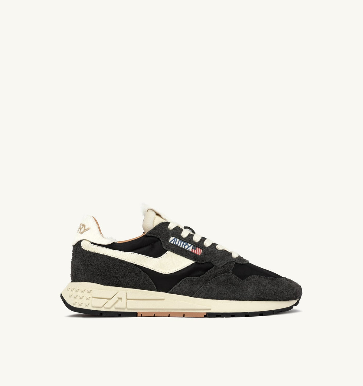 AUTRY Woman REELWIND LOW SNEAKERS IN PEAT AND NUT SUEDE AND NYLON