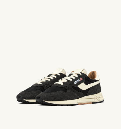 AUTRY Woman REELWIND LOW SNEAKERS IN PEAT AND NUT SUEDE AND NYLON
