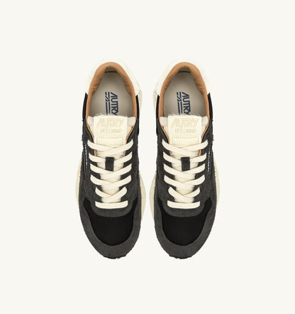 AUTRY Woman REELWIND LOW SNEAKERS IN PEAT AND NUT SUEDE AND NYLON