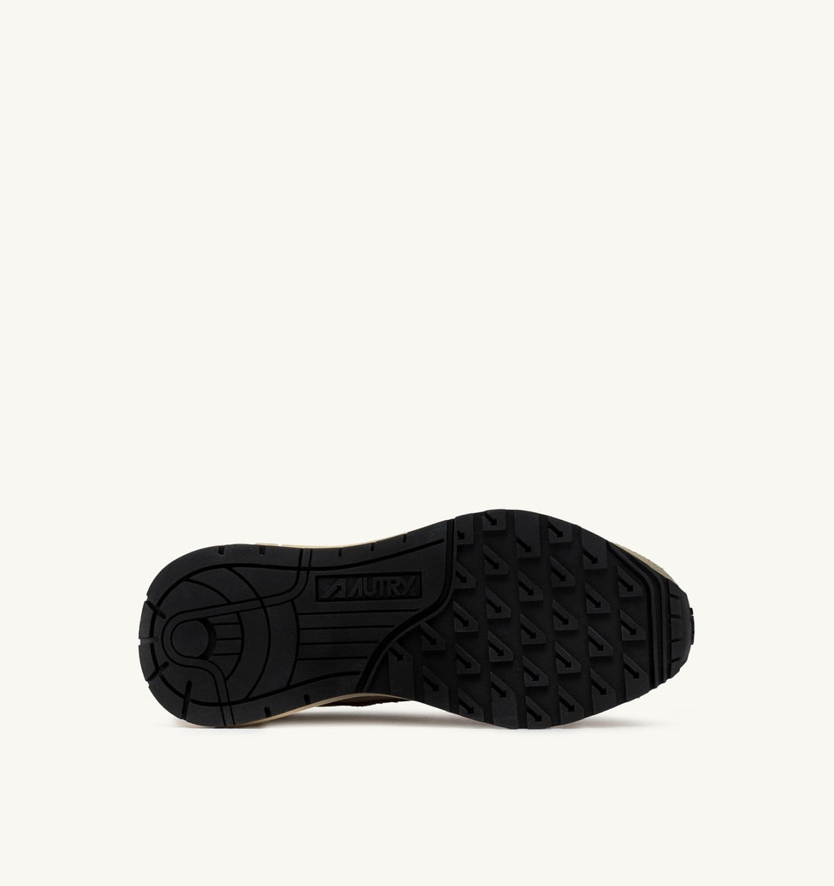 AUTRY Woman REELWIND LOW SNEAKERS IN ECRU AND CATHAY SPICE SUEDE AND NYLON