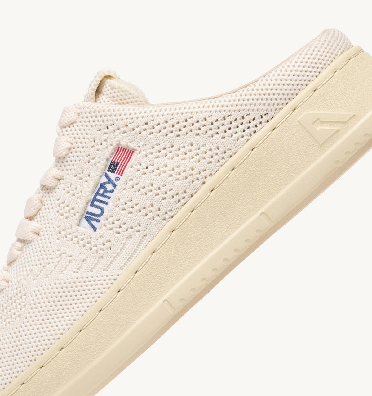 AUTRY Woman EASEKNIT MULE SNEAKERS COLOR IVORY WHITE