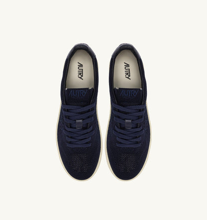 AUTRY Man MEDALIST EASEKNIT LOW SNEAKERS IN SPACE BLUE KNIT