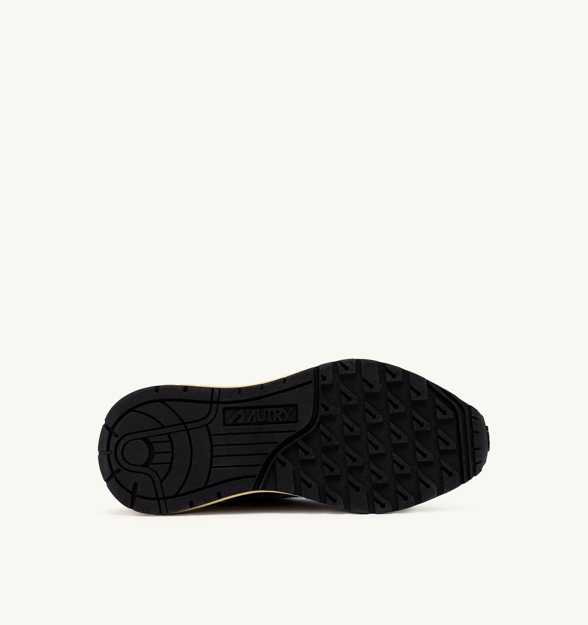AUTRY Man REELWIND LOW SNEAKERS IN SAND SUEDE AND REFLECTIVE NYLON
