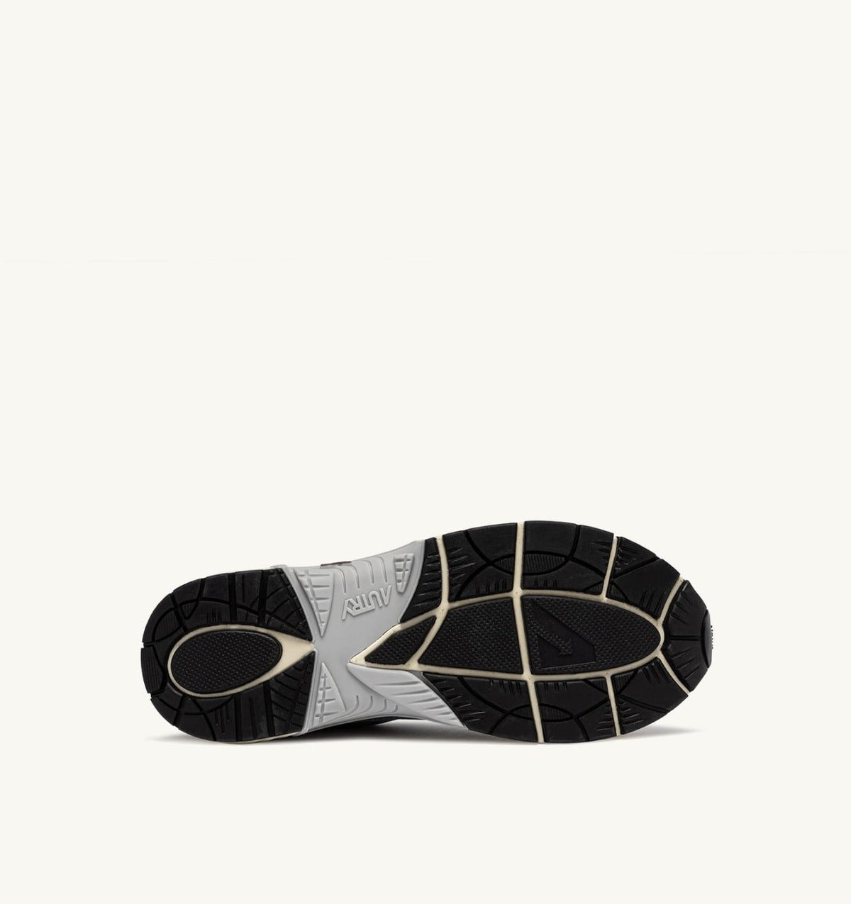 AUTRY Man HYPERWAY SNEAKERS IN SILVER, HARBOR MIST AND FIG SYNTHETIC LEATHER AND MESH