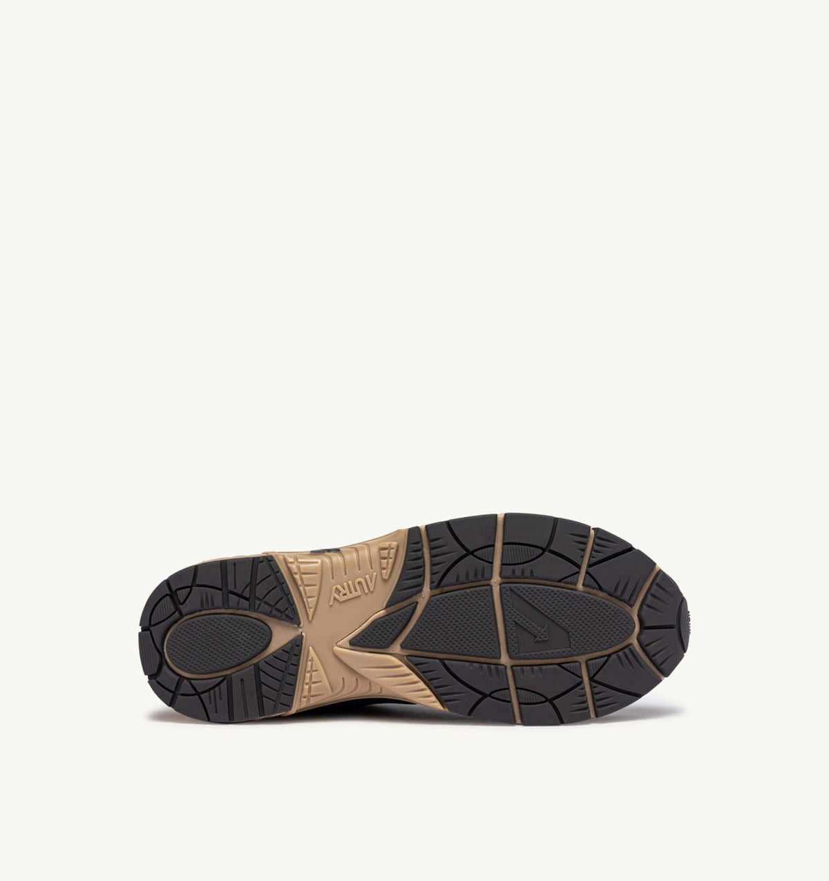 AUTRY Man HYPERWAY SNEAKERS IN MIDNIGHT AND TOMATO CREAM SUEDE AND MESH