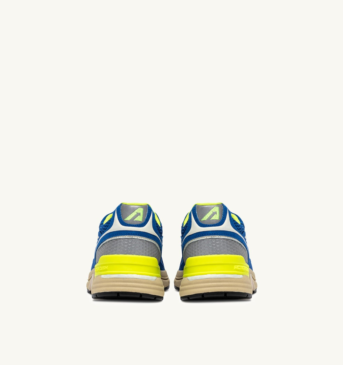 AUTRY Man HYPERWAY SNEAKERS IN PRINCESS BLUE AND VANILLA ICE MESH AND SUEDE