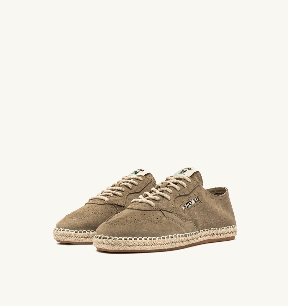 AUTRY Man SANDY ESPADRILLES IN TAOS TAUPE SUEDE