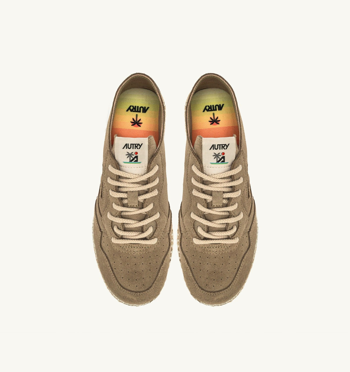 AUTRY Man SANDY ESPADRILLES IN TAOS TAUPE SUEDE
