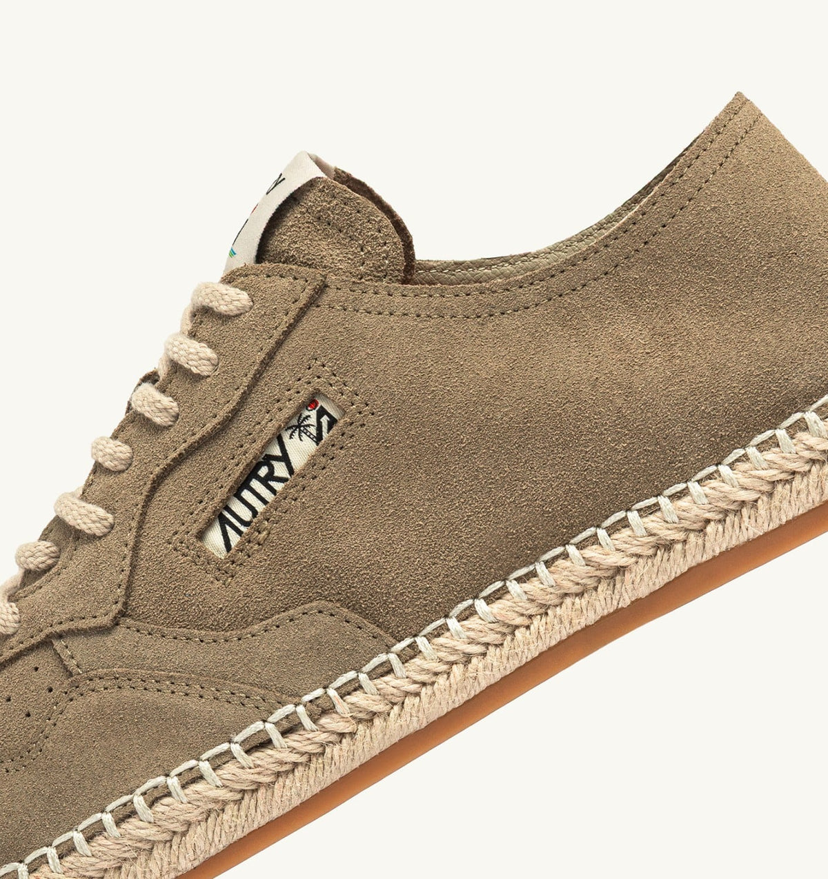 AUTRY Man SANDY ESPADRILLES IN TAOS TAUPE SUEDE