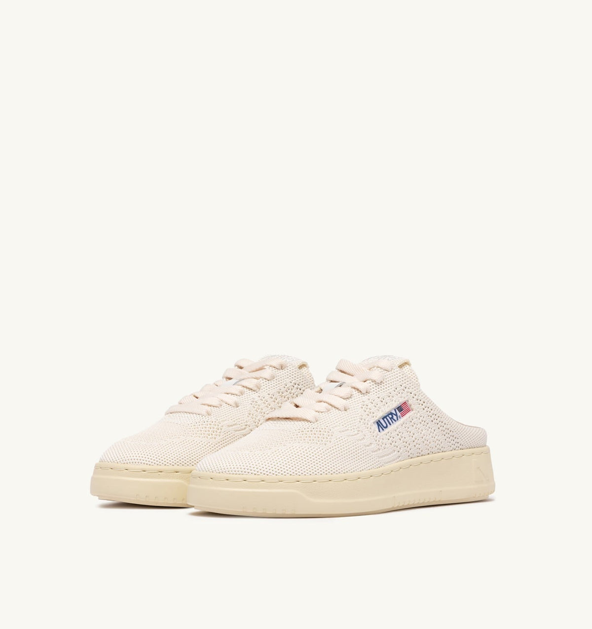 AUTRY Man EASEKNIT MULE SNEAKERS COLOR IVORY WHITE