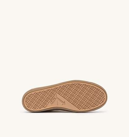 AUTRY Man WINDSCAPE LOW SNEAKERS IN MARSHMALLOW AND TAN LEATHER