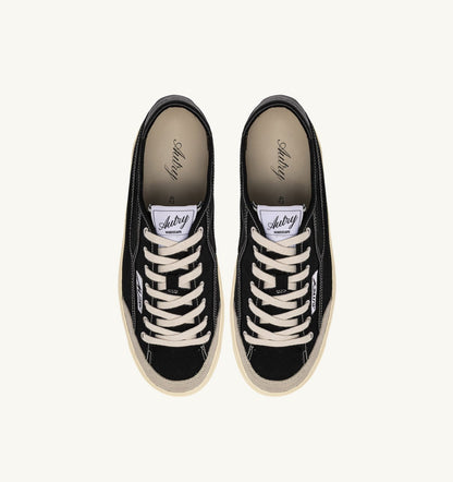 AUTRY Man WINDSCAPE LOW SNEAKERS IN BLACK CANVAS