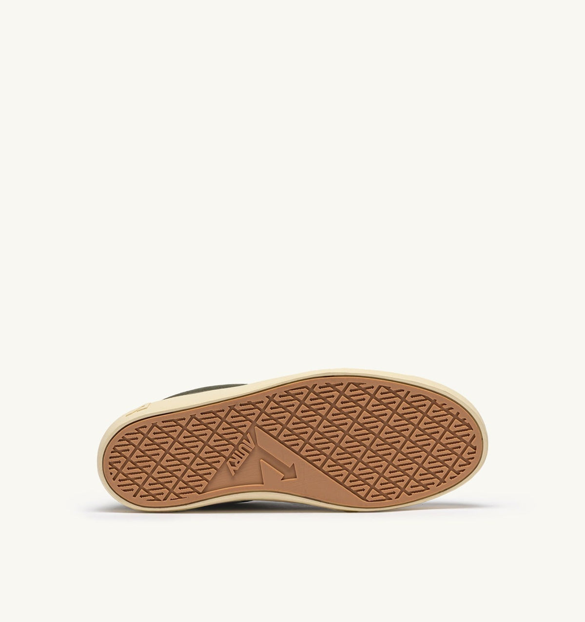 AUTRY Man WINDSCAPE LOW SNEAKERS IN SMOKED GREEN AND MARSHMALLOW SUEDE