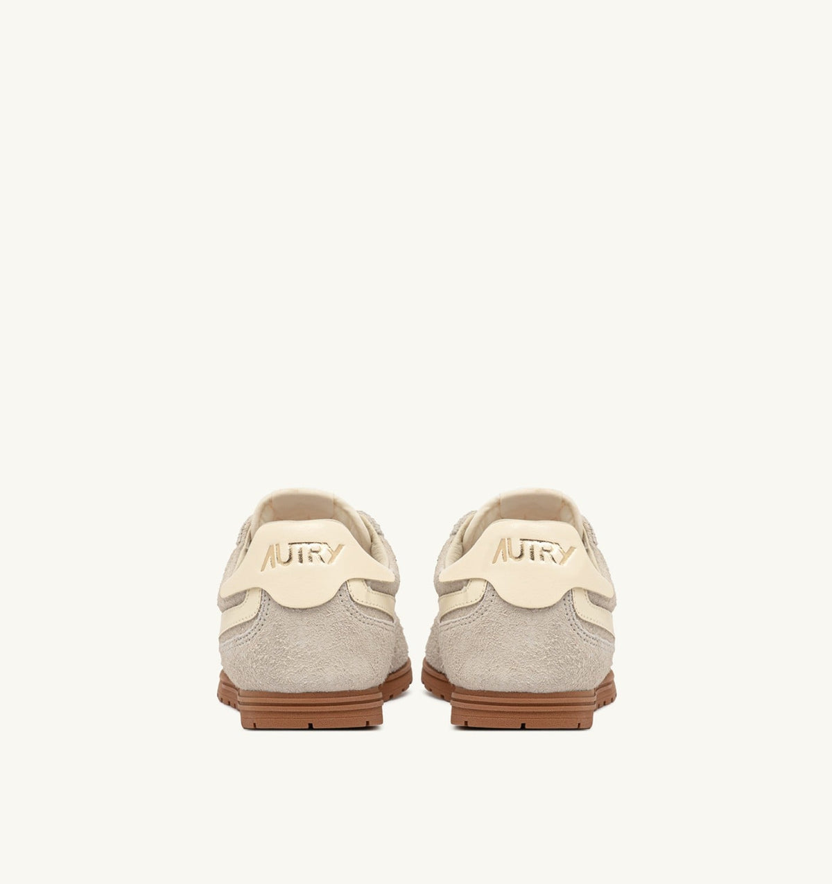 AUTRY Man WINDSPIN SNEAKERS IN WIFE AND RUTABAGA SUEDE AND LEATHER