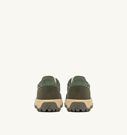 AUTRY Man WILDPACE LOW SNEAKERS IN SCHIO AND MILITARY DRAGON MESH AND SUEDE