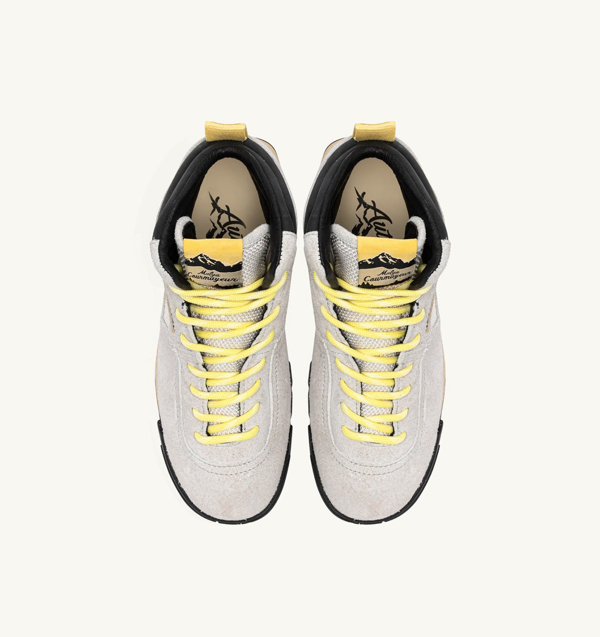 AUTRY Man MALGA COURMAYEUR IN ICE AND LEMON DROP SUEDE