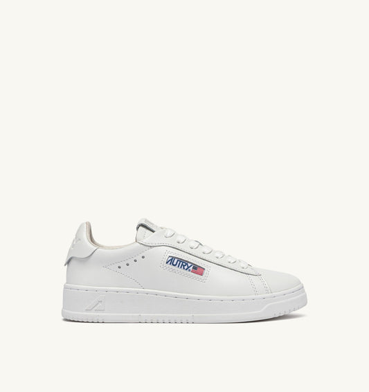 AUTRY Man DALLAS LOW SNEAKERS IN WHITE LEATHER