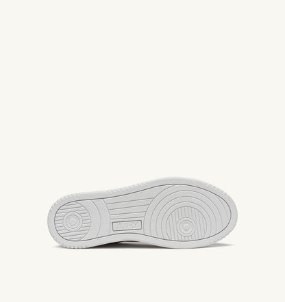 AUTRY Man DALLAS LOW SNEAKERS IN WHITE LEATHER