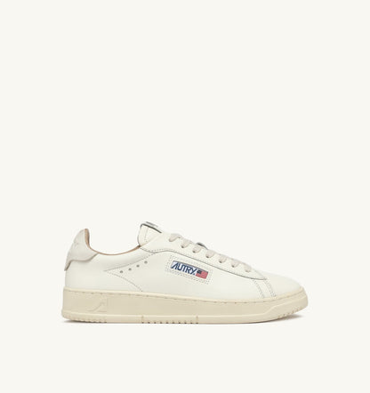 AUTRY Man DALLAS LOW SNEAKERS IN WHITE LEATHER