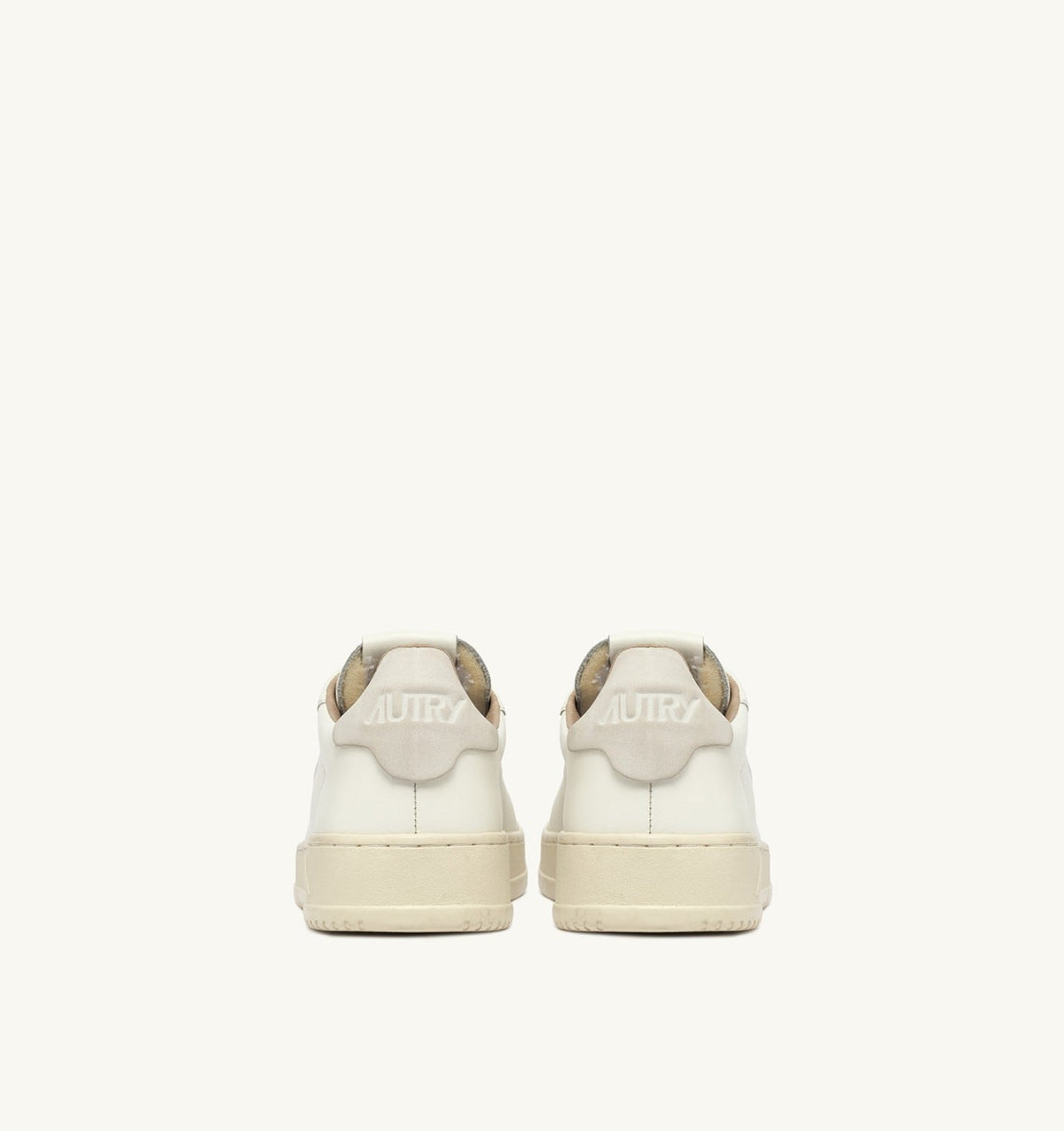 AUTRY Man DALLAS LOW SNEAKERS IN WHITE LEATHER
