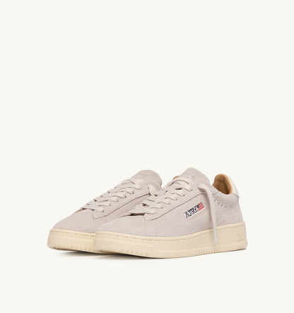 AUTRY Man DALLAS LOW SNEAKERS IN WHITE SUEDE