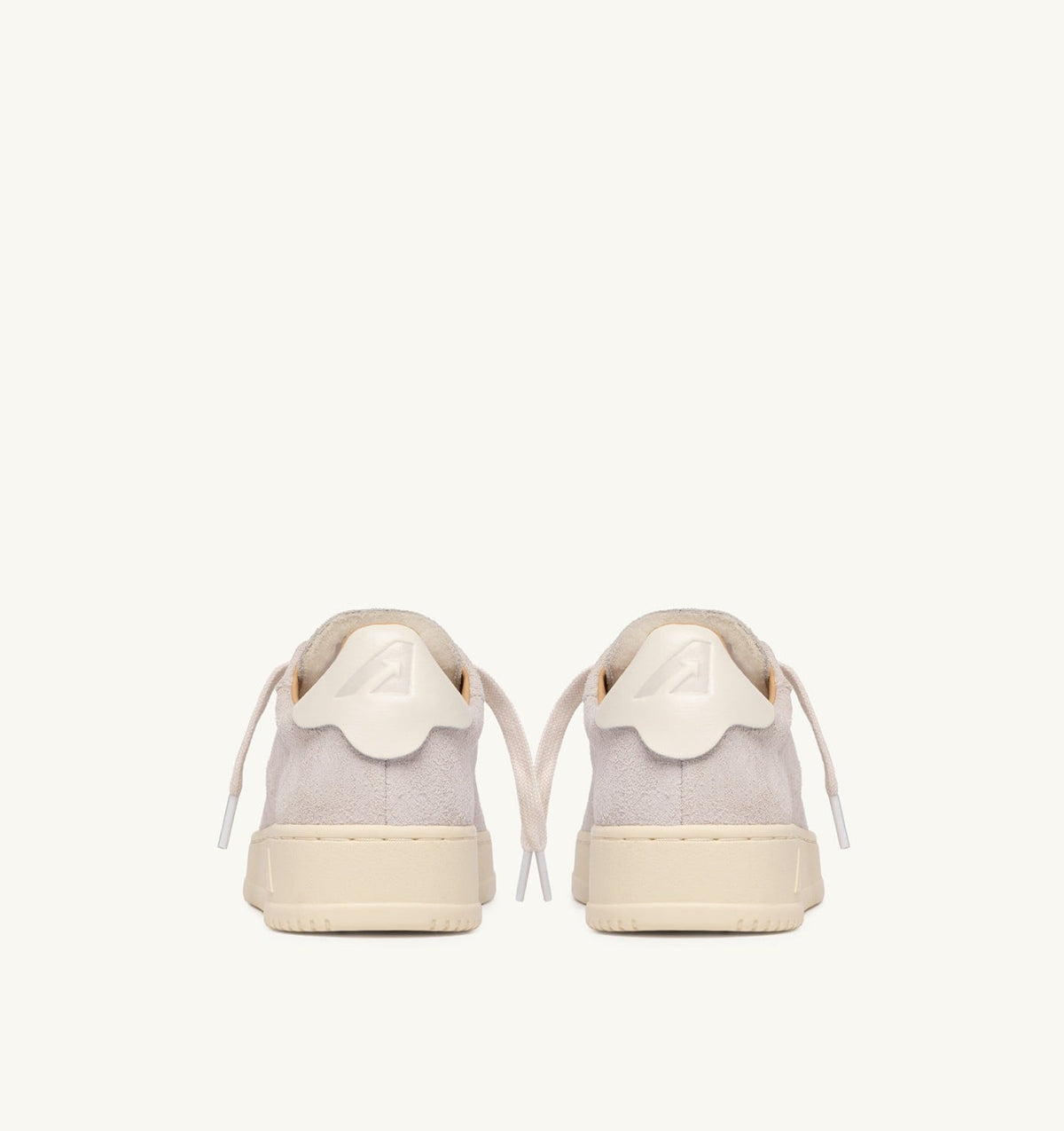 AUTRY Man DALLAS LOW SNEAKERS IN WHITE SUEDE