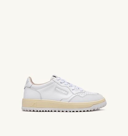 AUTRY Man GOLF LOW SNEAKERS IN WHITE LEATHER