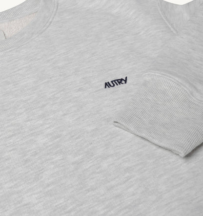 AUTRY Man EMBROIDERED LOGO CREWNECK SWEATSHIRT MAN