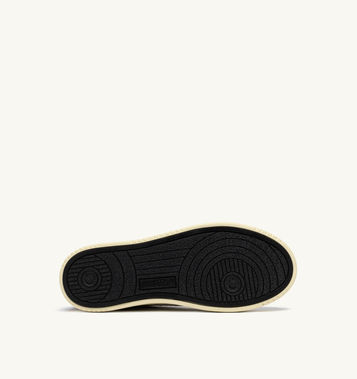 AUTRY Woman MEDALIST EASEKNIT LOW SNEAKERS IN IVORY WHITE BLACK AND POWDER KNIT