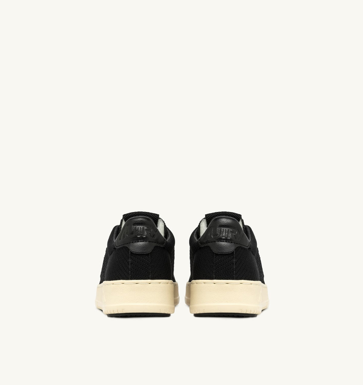 AUTRY Woman EASEKNIT MEDALIST LOW SNEAKERS IN BLACK COLOR KNIT
