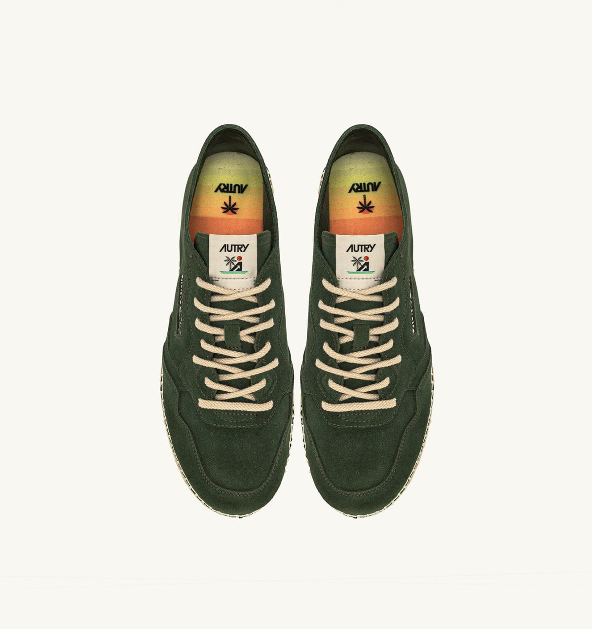 AUTRY Woman SANDY ESPADRILLES IN MOSS SUEDE