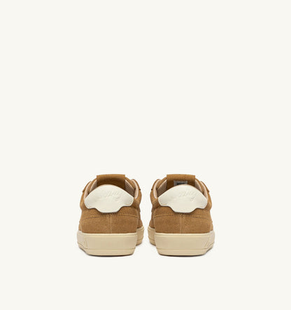AUTRY Woman WINDSCAPE LOW SNEAKERS IN COPPER BROWN AND MARSHMALLOW SUEDE