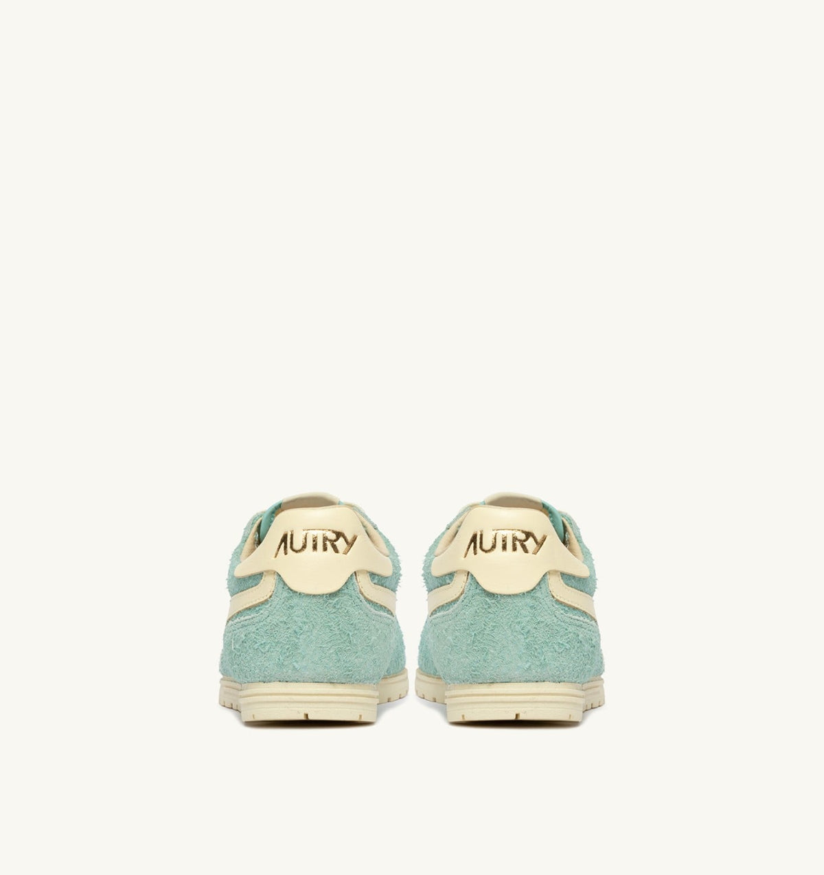 AUTRY Woman WINDSPIN SNEAKERS IN JASMINE AND RUTABAGA SUEDE AND LEATHER
