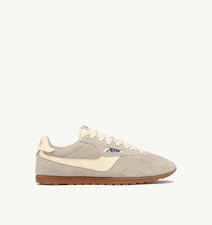AUTRY Woman SNEAKERS WINDSPIN IN SUEDE AND LEATHER COLOR WIFE AND RUTABAGA