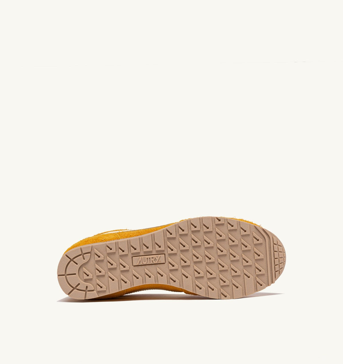 AUTRY Woman SNEAKERS WINDSPIN IN SUEDE AND LEATHER COLOR MINERAL YELLOW AND RUTABAGA