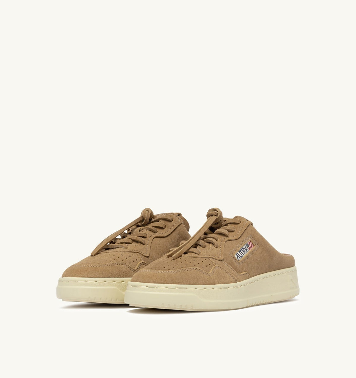 AUTRY Man MEDALIST MULE SNEAKERS IN COPPER SUEDE