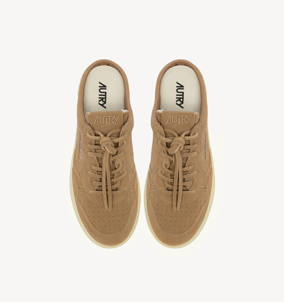 AUTRY Man MEDALIST MULE SNEAKERS IN COPPER SUEDE