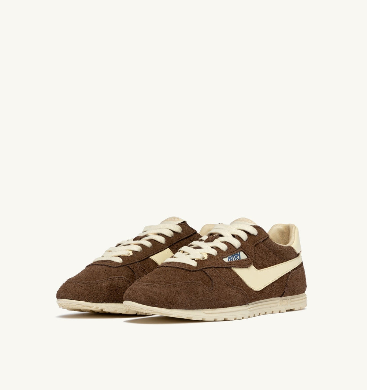 AUTRY Man WINDSPIN SNEAKERS IN TUNDRA AND RUTABAGA SUEDE AND LEATHER