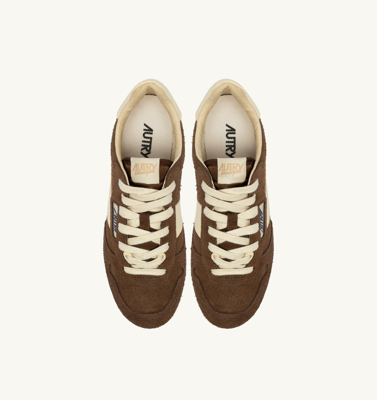 AUTRY Man WINDSPIN SNEAKERS IN TUNDRA AND RUTABAGA SUEDE AND LEATHER