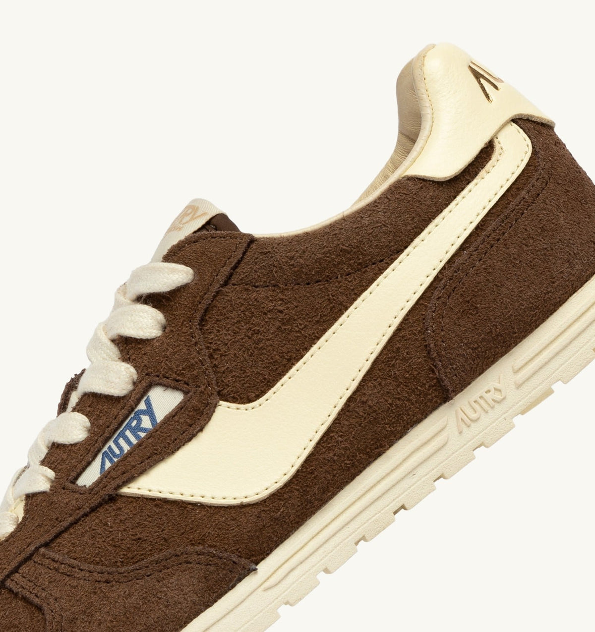 AUTRY Man WINDSPIN SNEAKERS IN TUNDRA AND RUTABAGA SUEDE AND LEATHER