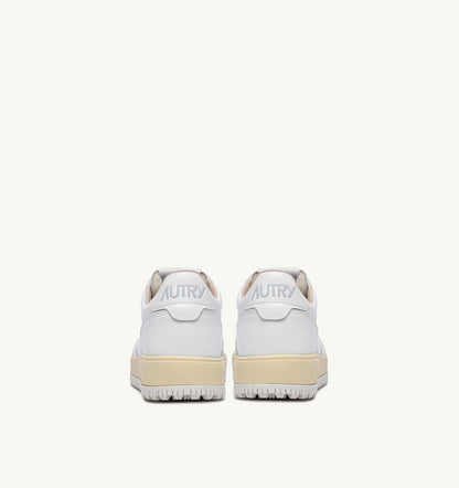 AUTRY Woman GOLF LOW SNEAKERS IN WHITE LEATHER