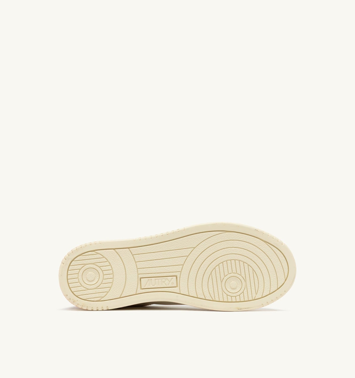 AUTRY Woman MEDALIST LOW SUPER VINTAGE SNEAKERS IN WHITE SALMON AND VANILLA LEATHER