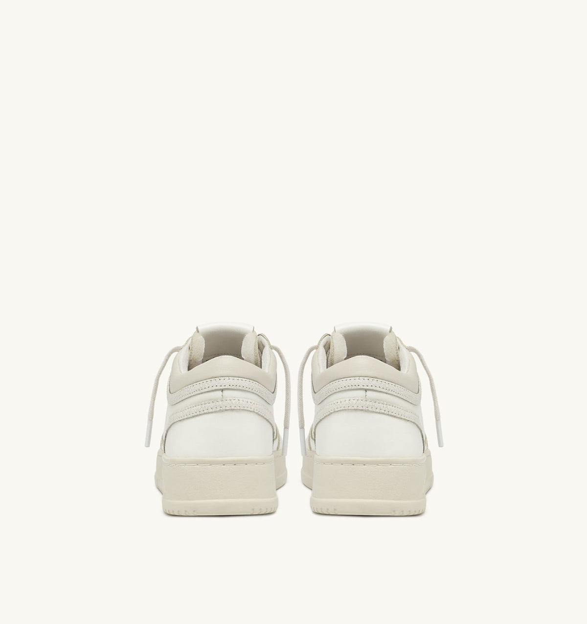 AUTRY Woman MED-WAY SNEAKERS IN LEATHER COLOR MARSHMALLOW AND WHITE