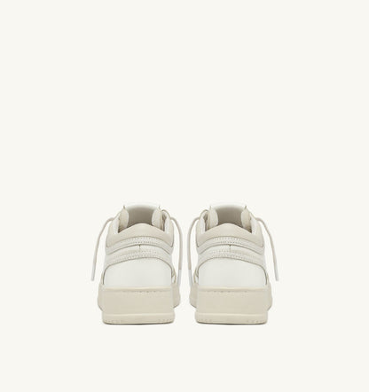 AUTRY Woman MED-WAY SNEAKERS IN LEATHER COLOR MARSHMALLOW AND WHITE