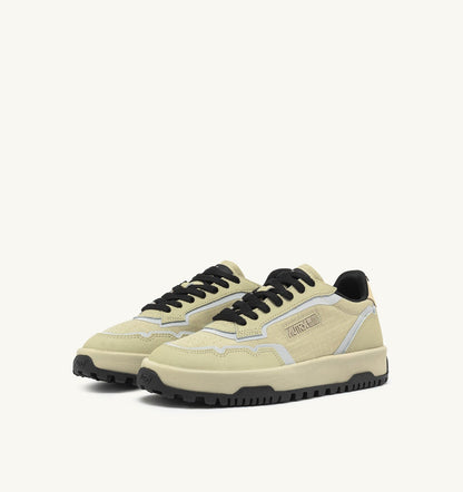 AUTRY Woman WILDPACE LOW SNEAKERS IN RIPSTOP NYLON AND LEATHER COLOR TIDAL FOAM AND REFLEX