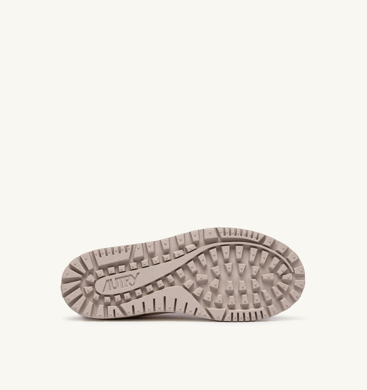 AUTRY Woman WILDPACE LOW SNEAKERS IN WHISPER WHITE AND SAND DRAGON MESH AND SUEDE