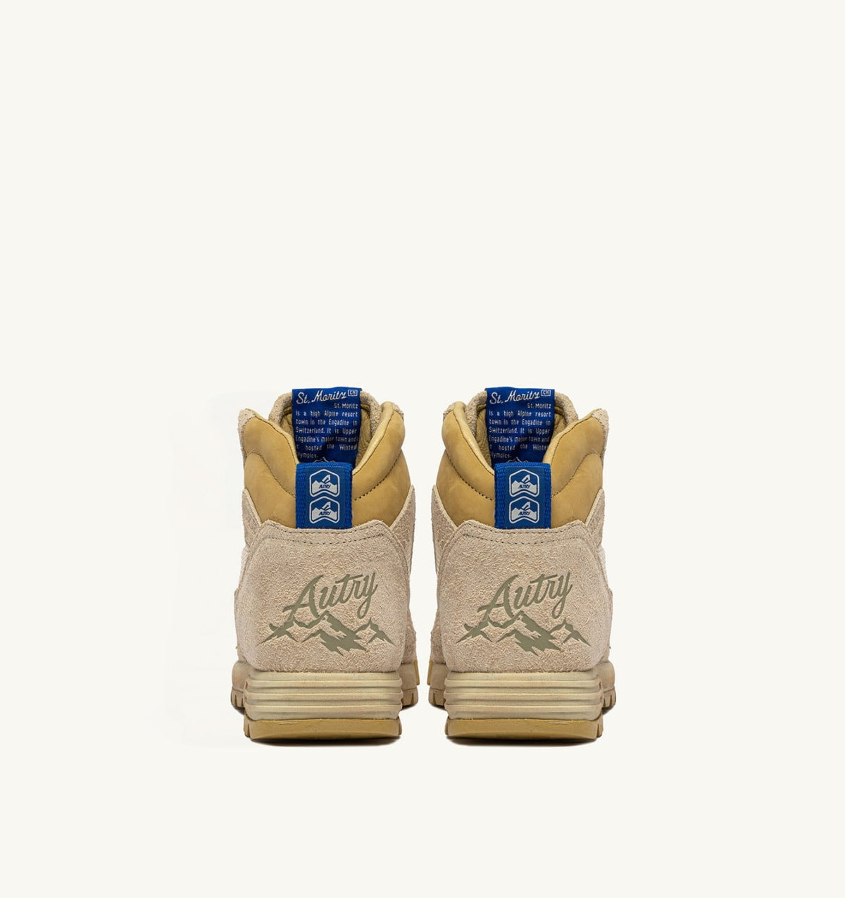 AUTRY Woman MALGA ST.MORITZ IN COOKIE AND DEJA VU BLUE SUEDE