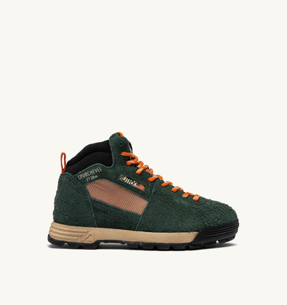 AUTRY Woman MALGA COURCHEVEL IN PINE AND ORANGE OCHRE SUEDE